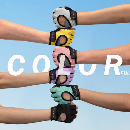 Freedom Workout Gloves - Fingerless Knuckle Weightlifting Gloves with Curved Open Back for Powerlifting and Gym Use for Both Men and Women