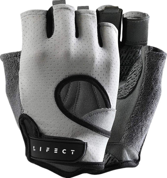 Freedom Workout Gloves - Fingerless Knuckle Weightlifting Gloves with Curved Open Back for Powerlifting and Gym Use for Both Men and Women