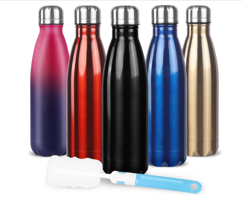 Stay Cold, No Leaks 💧❄️ — Premium 17 oz Stainless Steel Bottle