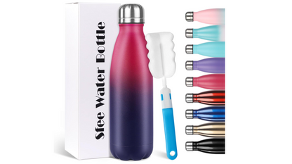 Stay Cold, No Leaks 💧❄️ — Premium 17 oz Stainless Steel Bottle