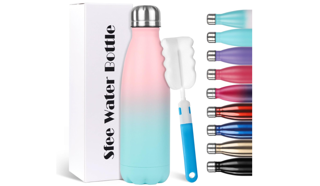 Stay Cold, No Leaks 💧❄️ — Premium 17 oz Stainless Steel Bottle