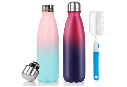 Stay Cold, No Leaks 💧❄️ — Premium 17 oz Stainless Steel Bottle